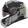 Schuberth C5 Globe,  flip up helmet,  color: Black/Green,  size: L (58/59)