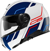 Schuberth C5 Master,  flip-up helmet,  color: Blue/White/Red/Light Blue,  size: M (56/57)