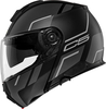 Schuberth C5 Master,  flip-up helmet,  color: Matt Black/Dark Grey/White,  size: L (58/59)