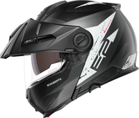 Schuberth E2 Explorer,  flip up helmet,  color: Matt Black/Grey/White,  size: M (56/57)