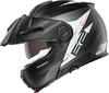 Schuberth E2 Explorer,  flip up helmet,  color: Matt Black/Grey/White,  size: XXL (62/63)