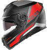 Schuberth S3 Daytona,  integral helmet,  color: Matt Black/Red/Silver,  size: L (58/59)