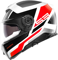 Schuberth S3 Daytona,  integral helmet,  color: White/Black/Red,  size: L (58/59)