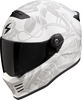 Scorpion Covert FX Dragon,  full face helmet,  color: Matt Light Grey/Silver,  size: M
