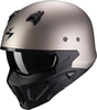 Scorpion Covert-X Titanium,  modular helmet,  color: Matt-Grey (titanium),  size: XL