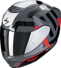 Scorpion EXO-391 Arok,  full face helmet,  color: Grey/Red/Black,  size: XL