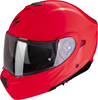 Scorpion EXO-930 EVO Solid,  flip-up helmet,  color: Neon-Red,  size: XS