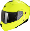 Scorpion EXO-930 EVO Solid,  flip-up helmet,  color: Neon-Yellow,  size: S