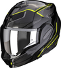 Scorpion EXO-Tech Evo Animo,  modular helmet,  color: Black/Grey/Neon-Yellow,  size: S