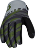 Scott 350 Dirt S21,  gloves,  color: Dark Green/Black/Grey,  size: S