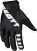 Scott 350 Noise Evo 1007 S23,  gloves,  color: Black/White,  size: L