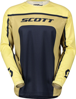 Scott 350 Track Evo 7416 S23,  jersey,  color: Beige/Light Brown/Dark Blue,  size: XXL