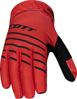 Scott 450 Angled S21,  gloves,  color: Black/Red,  size: M