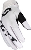 Scott 450 Fury S22,  gloves,  color: Black/White,  size: S