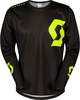 Scott Compete,  jersey,  color: Black/Neon-Yellow,  size: L