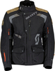 Scott Dualraid Dryo,  textile jacket waterproof women,  color: Black/Grey/Brown,  size: 38