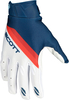 Scott Evo Dirt S24,  gloves,  color: White/Dark Blue/Red,  size: L