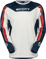Scott Evo Dirt S24,  jersey,  color: White/Dark Blue/Red,  size: L