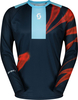 Scott Evo Dirt S25,  jersey,  color: Dark Blue/Light Blue/Red,  size: L
