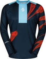 Scott Evo Dirt S25,  jersey,  color: Dark Blue/Light Blue/Red,  size: XL