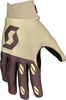Scott Evo Fury S24,  gloves,  color: Beige/Dark Brown,  size: L