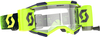 Scott Fury WFS,  goggles,  color: Neon-Green/Grey Clear,  size: One Size