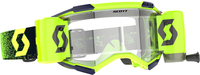 Scott Fury WFS,  goggles,  color: Neon-Green/Grey Clear,  size: One Size