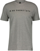 Scott No Shortcuts,  t-shirt,  color: Light Grey/Black,  size: L