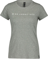 Scott No Shortcuts,  t-shirt women,  color: Light Grey/White,  size: XS