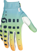 Scott Podium Pro S24,  gloves,  color: Light Blue/Light Green/Orange/White,  size: L