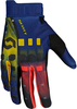 Scott Podium Pro S25,  gloves,  color: Blue/Red/Yellow/Black,  size: L