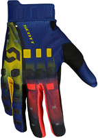 Scott Podium Pro S25,  gloves,  color: Blue/Red/Yellow/Black,  size: L