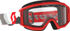 Scott Primal Enduro 7434043,  goggles,  color: White/Red Clear,  size: One Size