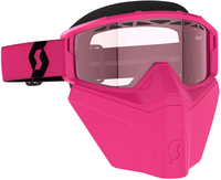 Scott Primal Safari,  facemask goggles,  color: Pink/Black Clear,  size: One Size