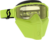 Scott Primal Safari,  facemask goggles,  color: Yellow/Black Yellow-Tinted,  size: One Size