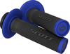Scott SX II Lock On + Cam Set,  handlebar grips,  color: Black/Blue,  size: One Size