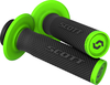 Scott SX II Lock On + Cam Set,  handlebar grips,  color: Black/Green,  size: One Size