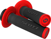 Scott SX II Lock On + Cam Set,  handlebar grips,  color: Black/Red,  size: One Size