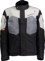 Scott Terrain Dryo,  textile jacket waterproof,  color: Black/Light Grey/Grey,  size: S