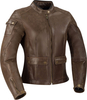 Segura Babylon,  leather jacket women,  color: Brown,  size: T0