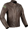 Segura Cobra,  leather jacket,  color: Brown/Green,  size: XL