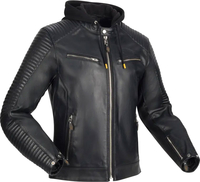 Segura Dorian 2,  leather jacket,  color: Black,  size: 4XL
