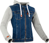 Segura Jessy,  textile jacket,  color: Blue/Light Grey,  size: 4XL
