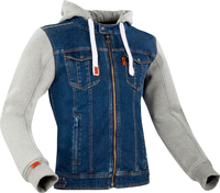 Segura Jessy,  textile jacket,  color: Blue/Light Grey,  size: 4XL