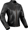 Segura Laxey,  leather jacket women,  color: Black,  size: T6