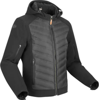 Segura Natcho 2,  textile jacket waterproof,  color: Black/Dark Grey,  size: L