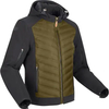 Segura Natcho 2,  textile jacket waterproof,  color: Black/Olive,  size: 4XL