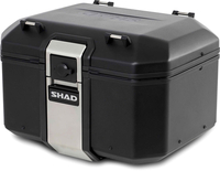Shad Terra Black-Line,  top case,  color: Black/Silver,  size: 48 L