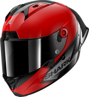 Shark Aeron-GP Blank SP,  full face helmet,  color: Red/Dark Grey/Black,  size: L