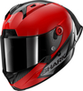 Shark Aeron-GP Blank SP,  full face helmet,  color: Red/Dark Grey/Black,  size: S